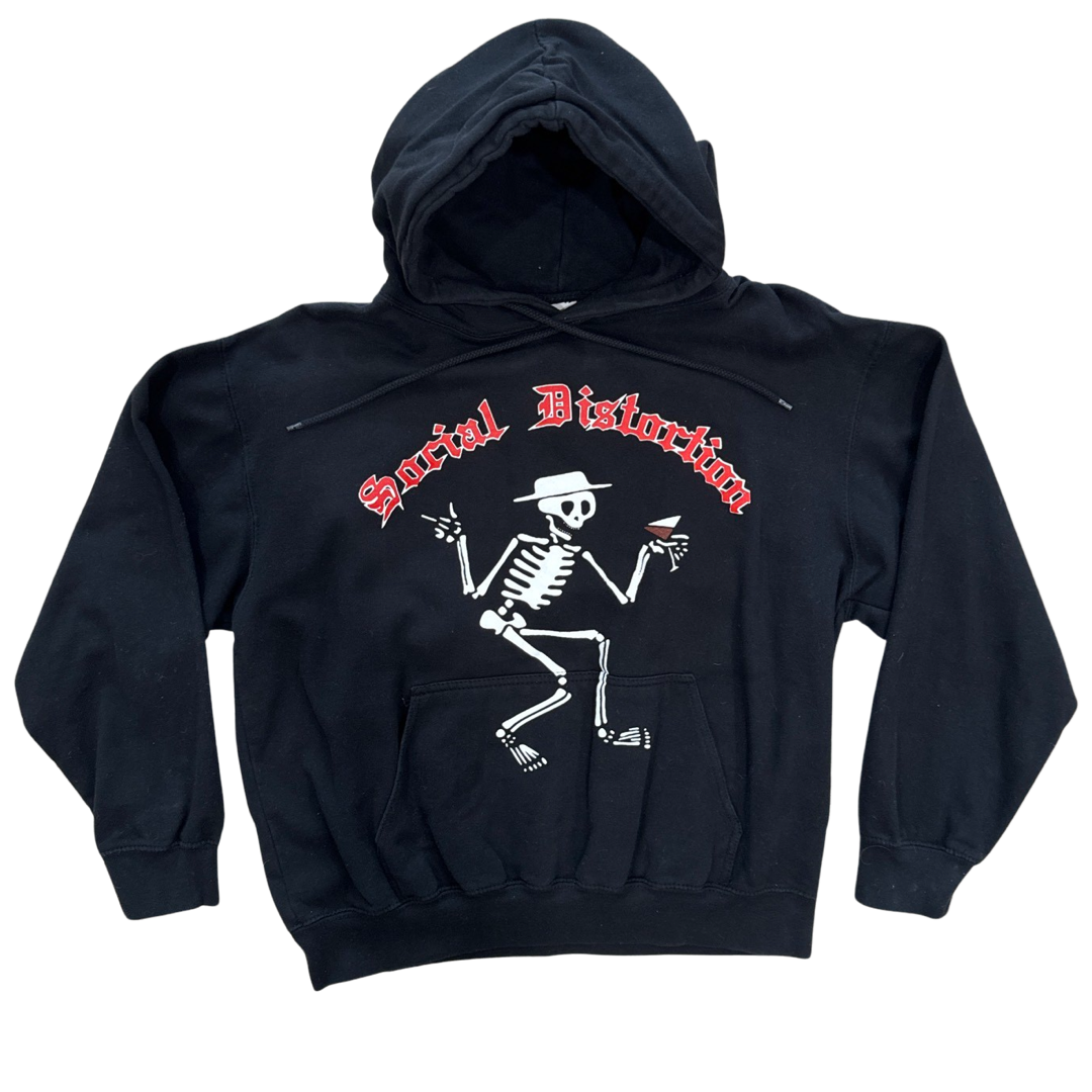 Social store distortion hoodie