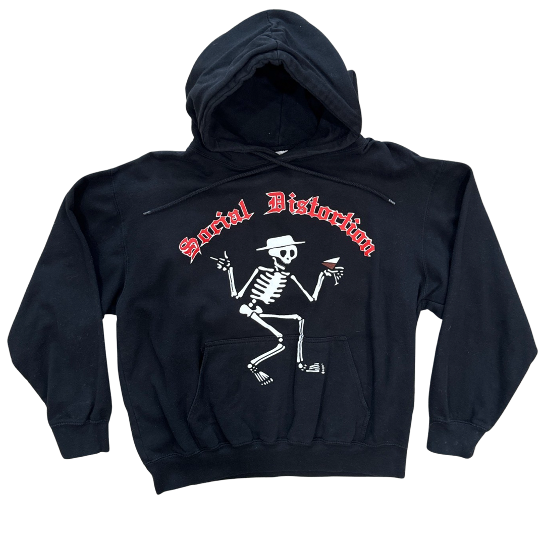 Social online distortion hoodie