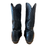 TONY LAMA Vintage Classic Black Western Boot SZ 8 1/2