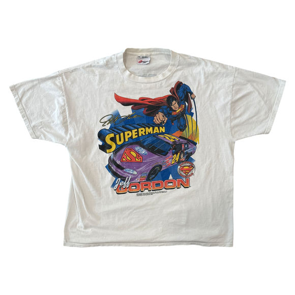 SUPERMAN JEFF GORDON Vintage '99 Tee SZ XXL
