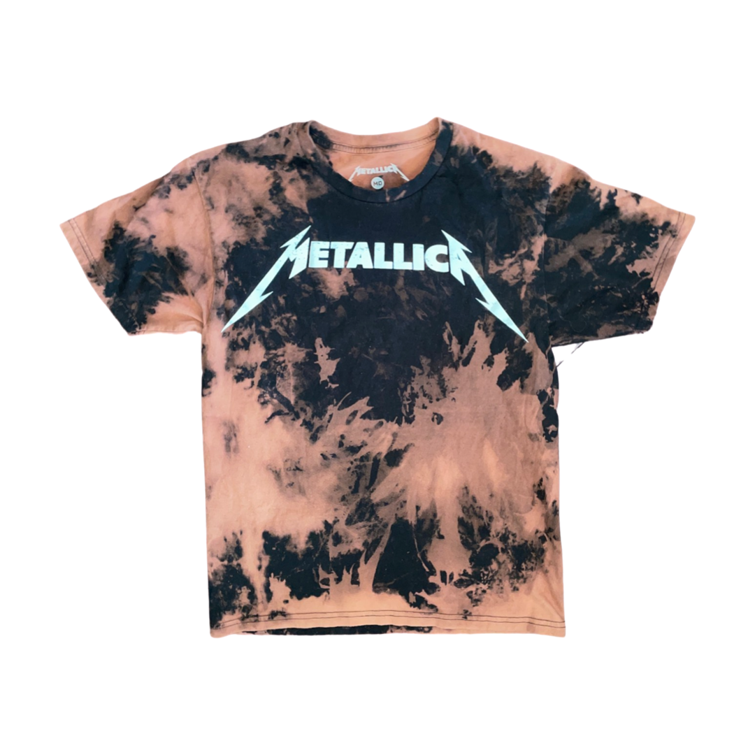 Metallica bleached shop t shirt