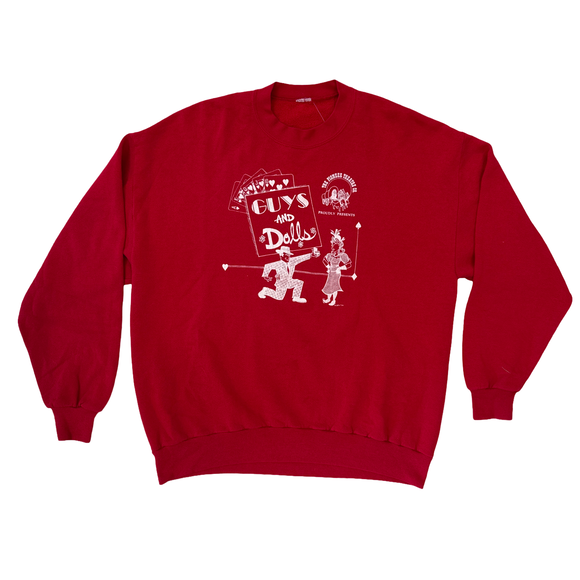 GUYS & DOLLS Vintage Crewneck SZ L