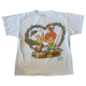 VINTAGE ‘92 Pebbles & Bamm-Bamm Tee SZ XL