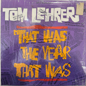 TOM LEHRER That Was The Year That Was Vinyl