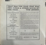 TOM LEHRER That Was The Year That Was Vinyl