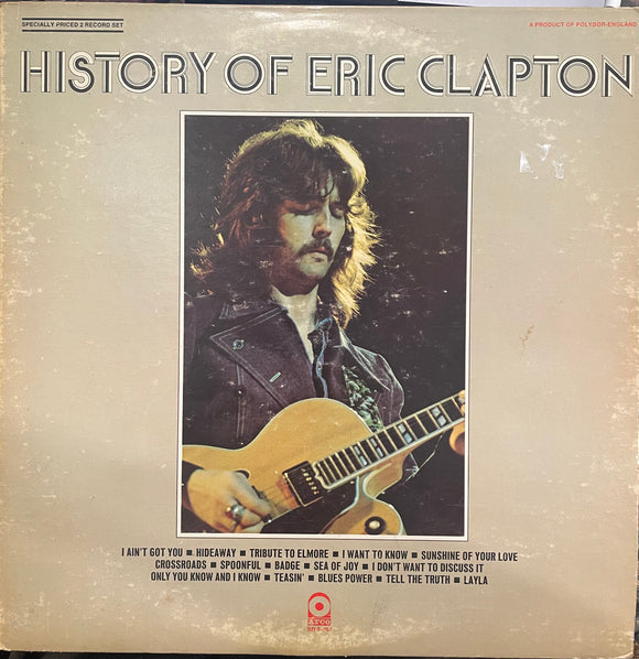 HISTORY OF ERIC CLAPTON Vinyl