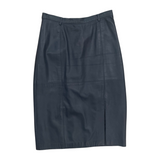 OSCAR By Oscar De La Renta Leather Skirt SZ 10
