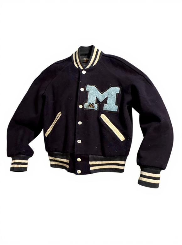 VINTAGE Varsity Goldsmith Letter Jacket SZ S