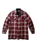 TRAILS END Vintage Quilted Flannel SZ L