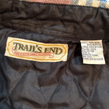 TRAILS END Vintage Quilted Flannel SZ L