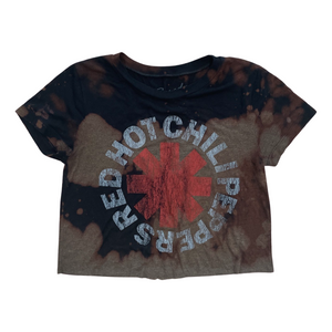 RED HOT CHILI PEPPERS Distressed Crop SZ S