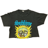 SUBLIME Cropped Band Tee SZ S