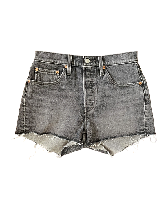 LEVI'S 501 Black Shorts Sz 27