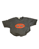 AC/DC Cropped Tee SZ L