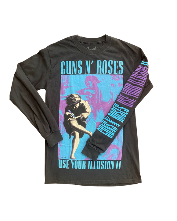 GUNS N ROSES Use Your Illusion II Long Sleeve Shirt SZ S