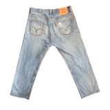 LEVI'S Vintage 501 Painted Cutoff Jeans SZ 34