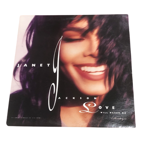 Janet Jackson Love Will Never Do Without You vinyl