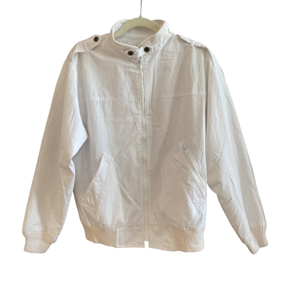 LONDON FOG Vintage Crisp White Jacket SZ 36