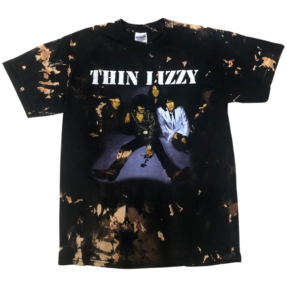 Thin Lizzy Bleached Band Tee SZ M