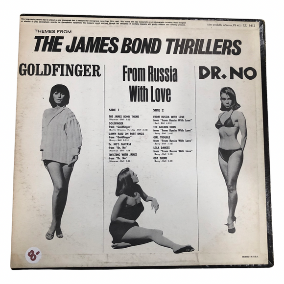 THE ROLAND SHAW ORCHESTRA The James Bond Thrillers Vinyl